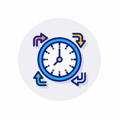 Workflow Planning icon in vector. Logotype