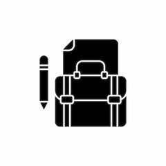 Portfolio icon in vector. Logotype