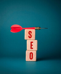 SEO Word , Web Business Concept idea