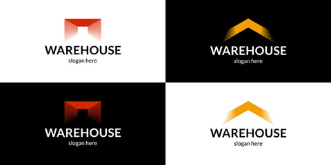 Abstract warehouse logotype