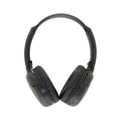 A pair of headphones isolated on a white background.