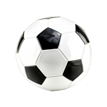Soccer ball isolated on a white background.