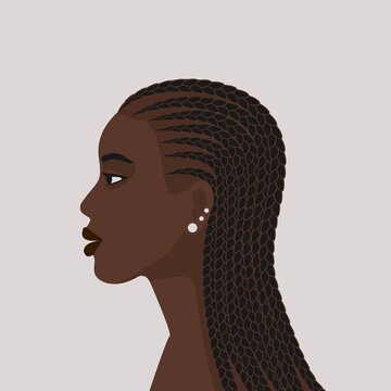 Black Cartoon Girl With Braids Images – Browse 1,291 Stock Photos, Vectors,  and Video | Adobe Stock