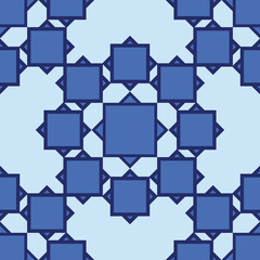 Geometric Seamless Fabric Pattern