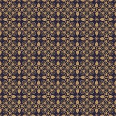 Vintage Abstract Seamless Floral Pattern