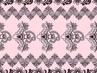 Vintage Abstract Seamless Floral Pattern