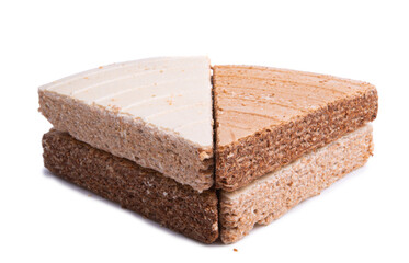 czech waffles isolated