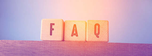 Words with Faq Business Concept idea