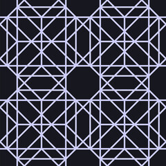 Geometric Seamless Fabric Pattern