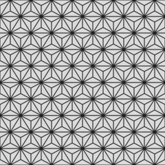 Vintage Seamless Geometric Floral Pattern