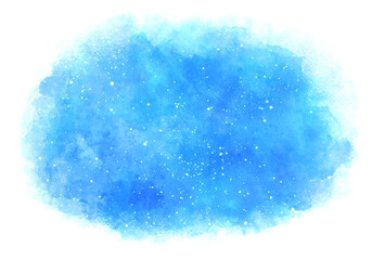 背景素材_水彩テクスチャ_青
