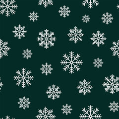 Vector Print for Winter Holidays Season. Christmas, New year, Snowfall Theme. Frosty Theme Wallpaper, Wrapping Paper, Textile, Scrapbooking