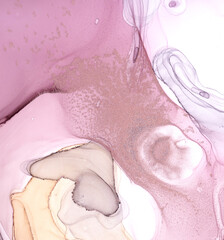 Alcohol Ink Texture. Art Liquid Artistic Design.