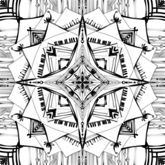 Symmetrical ornament, pattern