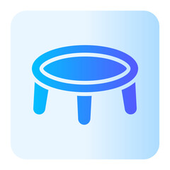 trampoline gradient icon