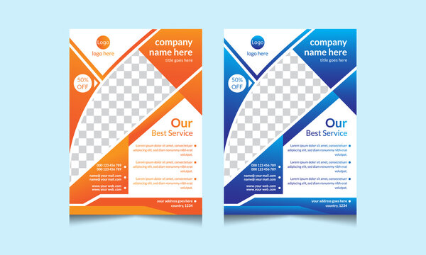corporate flyer design template