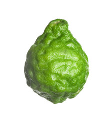 Fresh ripe bergamot fruit isolated on white