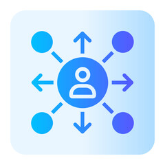 network gradient icon