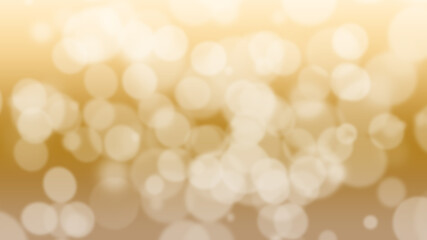 Gold abstract background with bokeh lights,