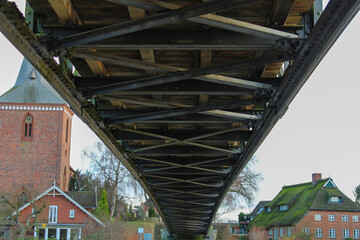 Naklejka premium bridge over the chanel