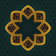 Islamic Pattern Mandala Decor Ornament Texture Vector