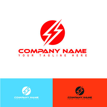 power logo, icon, template design.