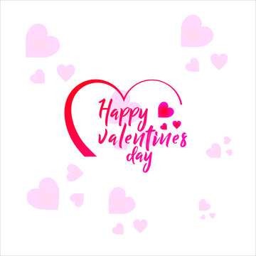 happy valentine template design