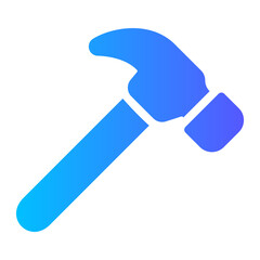 hammer gradient icon