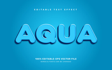 Aqua text effect