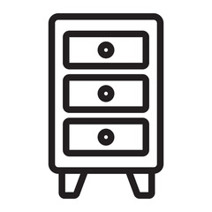 drawers line icon