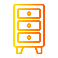drawers gradient icon