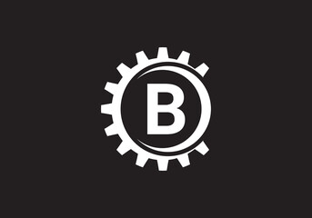 this is a creative B letter rounded icon design