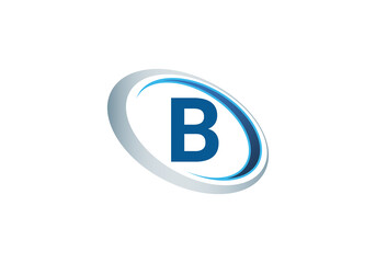 this is a creative B letter rounded icon design