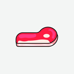 illustration of a red and white pill