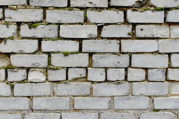A textured pattern created on a wall surface by masonry.