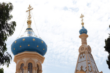 Frankreich, Provence, Region Provence-Alpes-Côte d`Azur, Nizza Russisch-orthodoxe Kathedrale Saint...