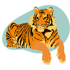 tiger is a symbol of the new Chinese year