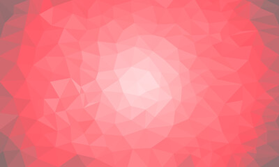Fond abstrait dégradé radial rouge en forme géométrique