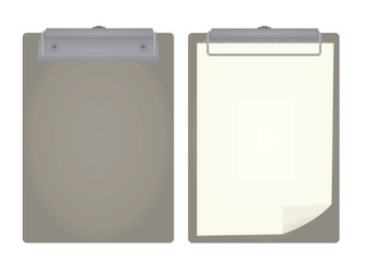 Clip board folder. vector illustration