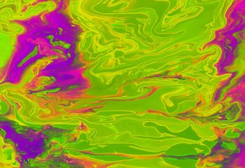 Multicolored marble background. Acrylic texture with marble pattern. Mixing colors creates an interesting structure. It is well suited for laptop background and wallpaper, fabric