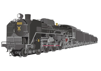 蒸気機関車 © HIdeyuki Yokoi