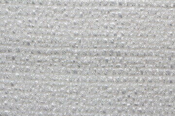 texture of white jacquard fabric of large weave