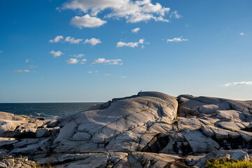 rock formation on the coast of the Atlantic Ocean in Canada