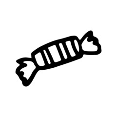 Doodle style candy sketch in vector format.