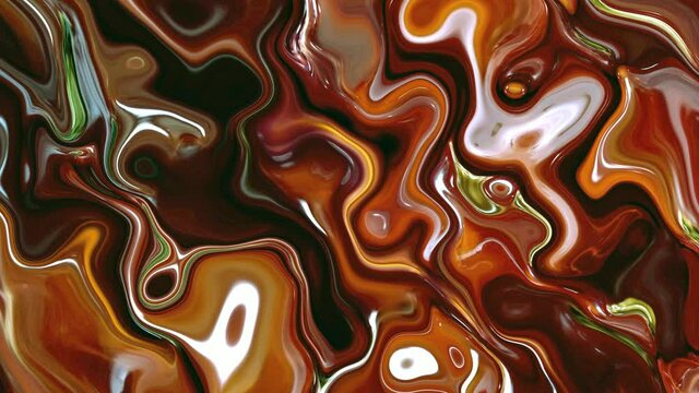 black green red whit yellow silky wavy liquid, Abstract liquid wave background