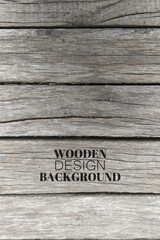 Naklejka premium Vector design wood texture. background old panels. Grunge retro vintage wooden texture, vector background.