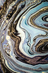 Beautiful ONYX- painting. Treasury of art. Swirls of marble. Abstract fantasia with golden powder. Extra special and luxurious- ORIENTAL ART. Ripples of agate. Natural luxury.