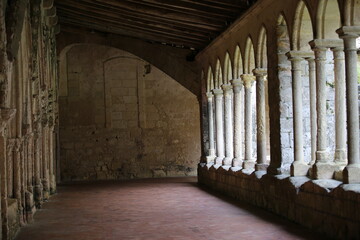corridor in the church