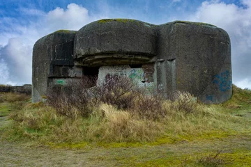 Wandaufkleber Bunker IJmuiden, Noord-Holland province, The Netherlands © Holland-PhotostockNL