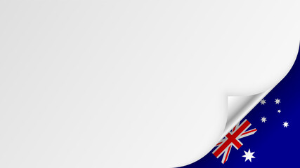 EPS10 Vector Patriotic background with Australia flag colors.